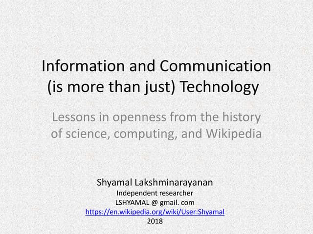 ICT - more than technology