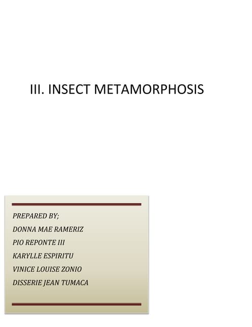 Moulting in Insect by sami | PPSX | Skin and Dermatology | Diseases and ...