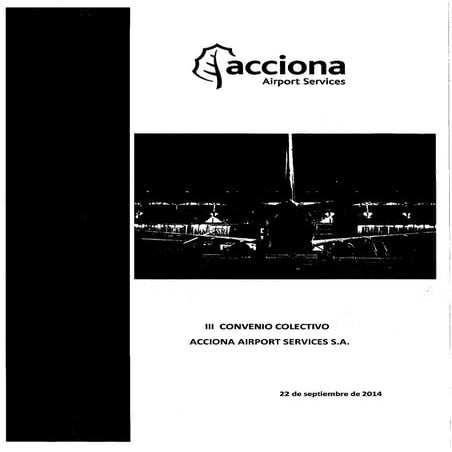III Convenio Colectivo de Acciona A.S.