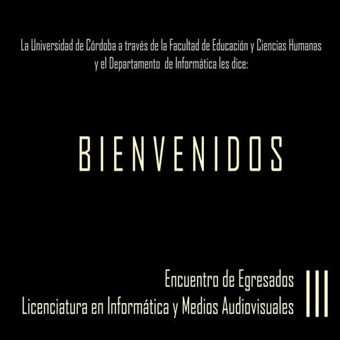Iii encuentro egresados