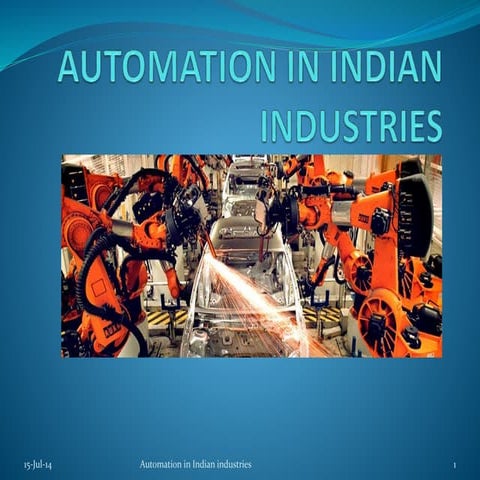Industrial Automation in India