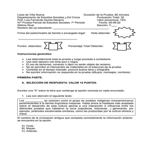 III Exámen de Estudios Sociales 7mo- I Periodo 2022.pdf