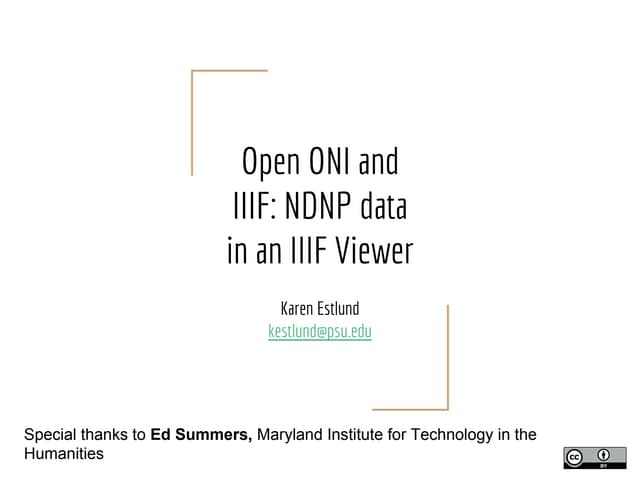 Open ONI and IIIF: NDNP data in an IIIF Viewer
