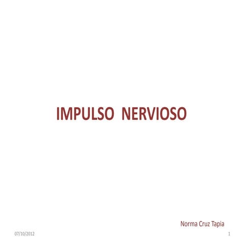Iiiº medio impulso nervioso 2012