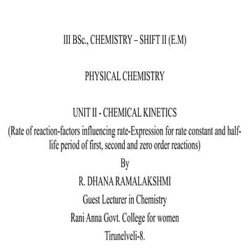 III Phy. Chem -Chemical Kinetics ppttics.x