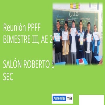 III Reunion PPFF 5° SEC. hhhhhhhhhhhhhhh | PPTX