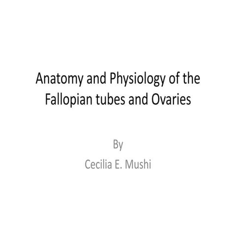 (iii) The internal Female Reproductive Organs (Fallopian Tube and Ovaries).pptx