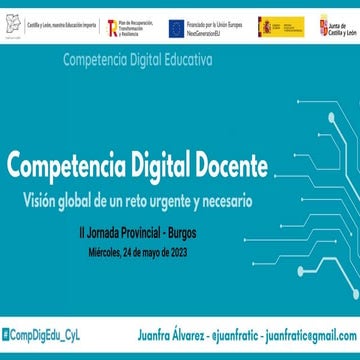II JORNADA PROVINCIAL BURGOS #COMPDIGEDU