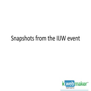 Social Media Case Study: How IIJW B...