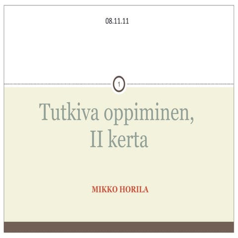 Tutkiva oppiminen, Tre 8.11.2011, II Kerta,  Digikuvaaminen, Picasa ja kuvaga...