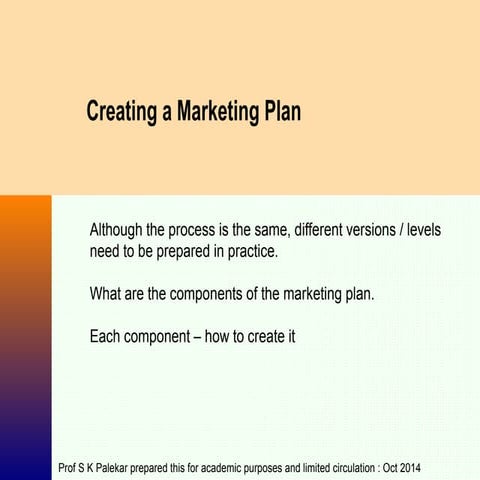 handout - marketing planning template - Dec 2014