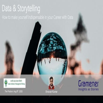 The value of storytelling through data