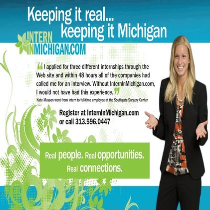 Intern In Michigan Young Pro Ad