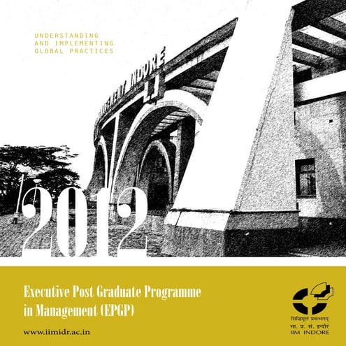 IIM Indore One Year Full Time MBA (EPGP) 