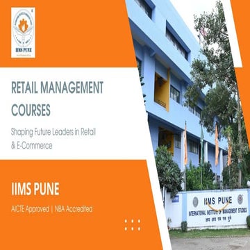 Retail Management Courses & MBA in Retail Marketing