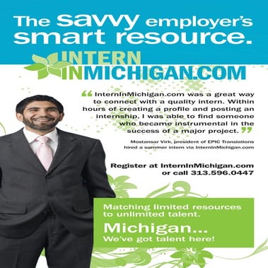 Intern In Michigan Employer Ad