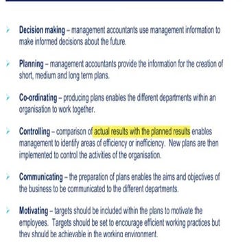 MATS Management Accounting Trial Lesson | PPTX