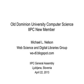 Old Dominion University Computer Sc...