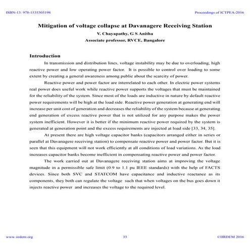 Performance Investigation of a Monopolar HVDC Transmission System ...