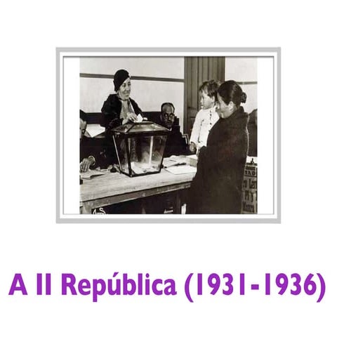 II República (1931-1936)