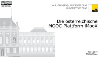 Die österreichische MOOC-Plattform iMooX
