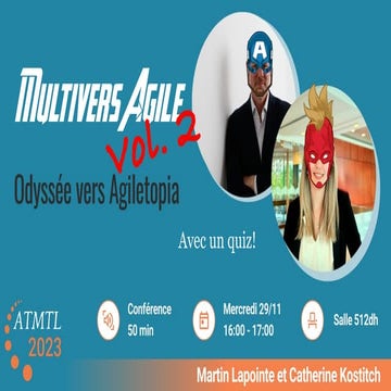 ATMTL23 - Le multivers Agile - Volume 2: Odyssée vers Agiletopia par Martin L...