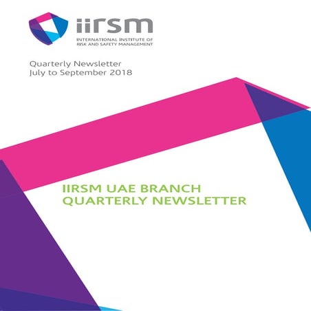 IIRSM UAE Branch Quarterly Newsletter - Q3 2018 | PDF