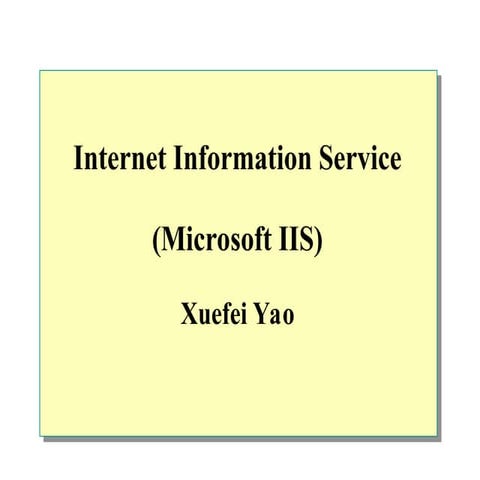 IIS-training-document-internal-users.ppt