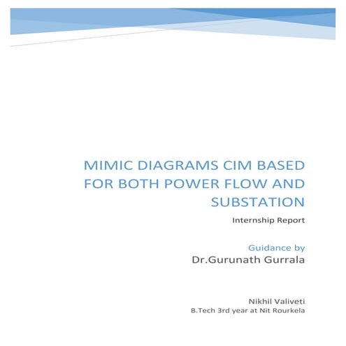 Automatic generation of power system network diagram(Mimic diagram) from a CI...