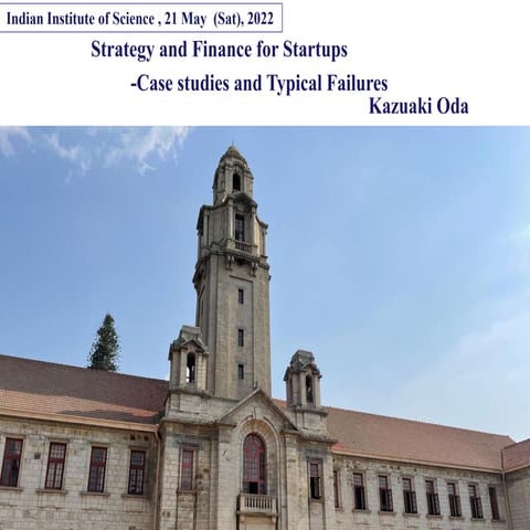 strategy-and-finance-for-starups-iisc-ppt