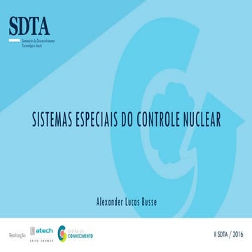 II SDTA - Sistemas Especiais do Controle Nuclear | PDF