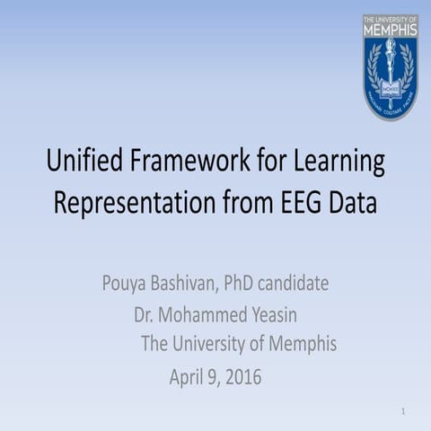 Unified Framework for Learning Representation from EEG Data
