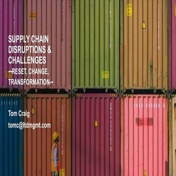 Supply Chain Disruptions