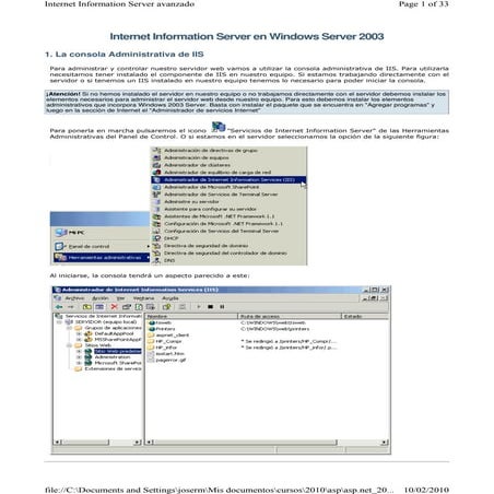 Iis server 2003 | PDF