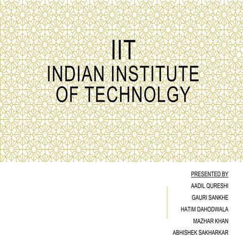 Indian Institute of Technology