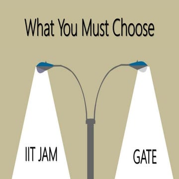 IIT JAM vs GATE Exam | PPTX