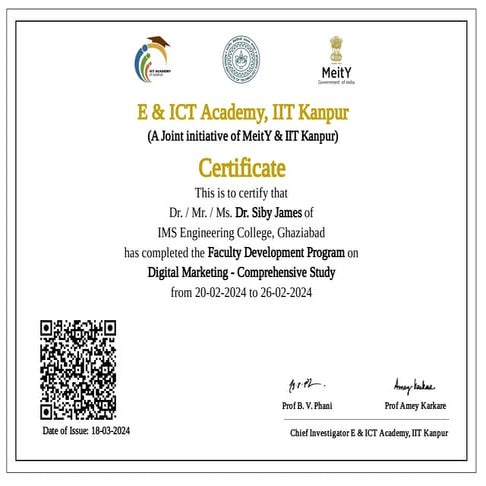 IITK-FDP-Digital Marketing-My Certificate .pdf