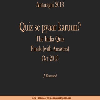 IIT Kanpur - Antaragni 2013 - India...