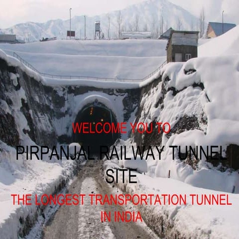 Tunnel T80 across Pir Panjal Mountain Range: The Longest Transportation Tunne...