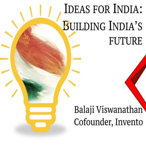 Ideas for India: Building India's future
