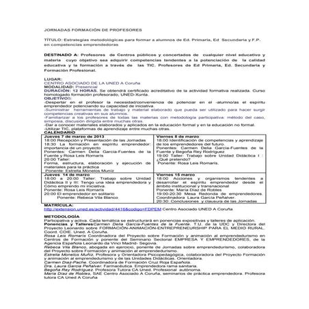 Ii triptico emprendedores  2013