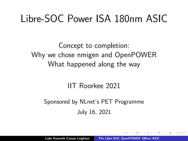 180 nm Tape out experience using Open POWER ISA