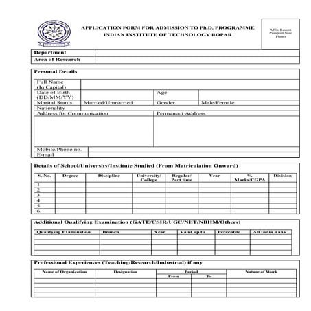 Iitr ph d_appln_form_2010