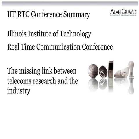 IIT RTC Conference 2014 summary