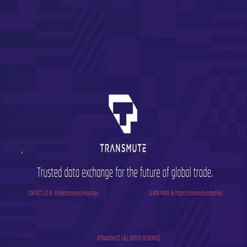 Verifiable Credentials for Global Supply Chains