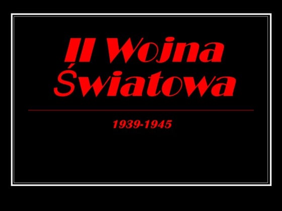 Druga Wojna światowa Pytania Na Sprawdzian 1 Kl Liceum Ogólnokształcące
