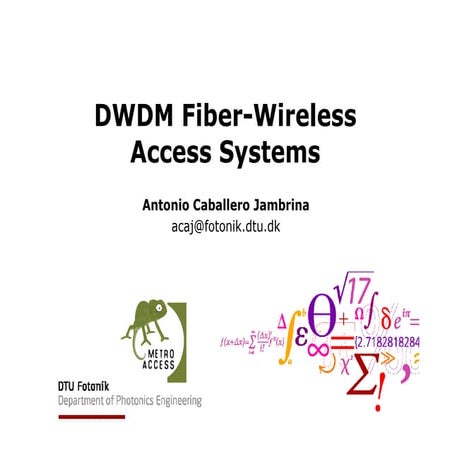 DWDM Fiber-Wireless Access Systems