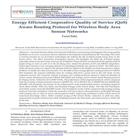 Energy Efficient Cooperative Quality of Service (QoS) Aware Routing Protocol ...