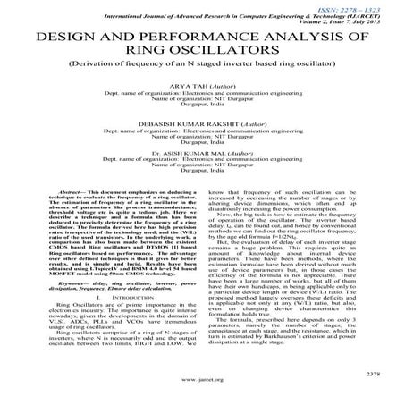 Ijarcet vol-2-issue-7-2378-2383