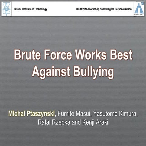Ijcai ip-2015 cyberbullying-final